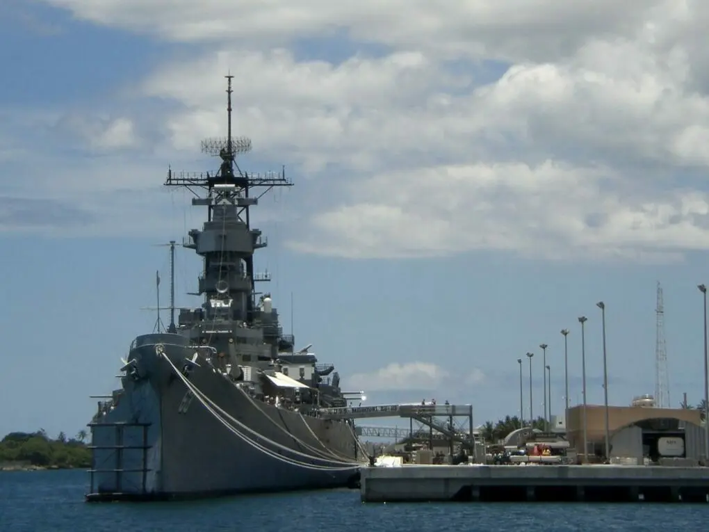 USS Missouri in Pearl Harbour
