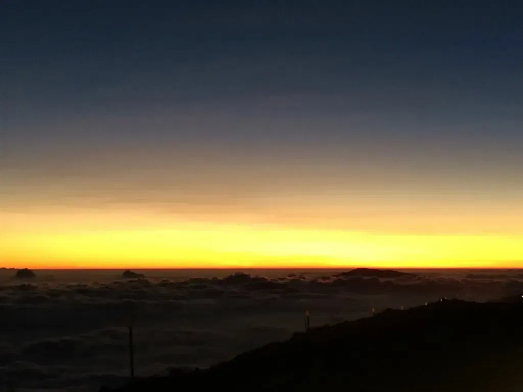 Sonnenuntergang auf dem Mauna Kea