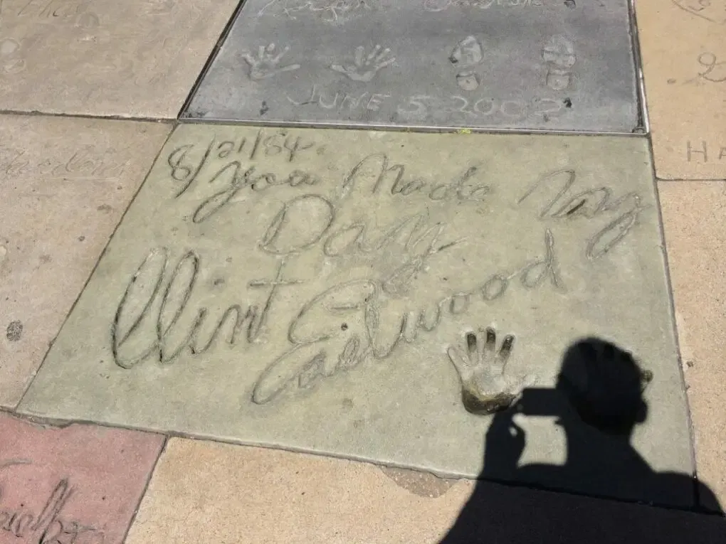 Handabdrücke von Clint Eastwood